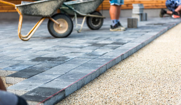 Residential Paver Driveway in Fairmont, IL